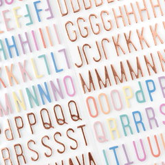 Celes Gonzalo Design - Coleção Rainbow Avenue - Alfabetos adesivos na internet
