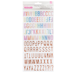 Celes Gonzalo Design - Coleção Rainbow Avenue - Alfabetos adesivos