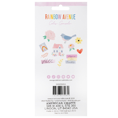 Celes Gonzalo Design - Coleção Rainbow Avenue - Adesivos puffy - comprar online