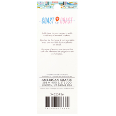 American Crafts - Coleção Coast to Coast - Enamel dots - comprar online