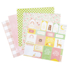 American Crafts - Coleção Hello Little Girl - Kit 12 Papéis para Scrapbook