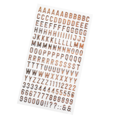 American Crafts - Coleção Cedar House - Mini alfabetos puffy na internet