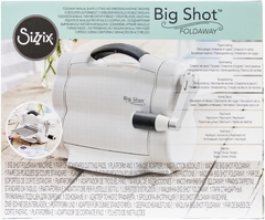 Sizzix - Big Shot Foldaway Machine - White and Gray