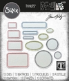 Sizzix - Facas de Corte - Thinlits Die - Tim Holtz - Vintage Labels