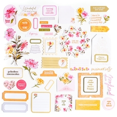 Pinkfresh Studio - Coleção Chrysanthemum - Die cuts florais - comprar online