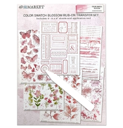 49 and Market - Coleção Color Swatch Blossom - Rub-on Transfer
