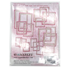 49 and Market - Coleção Color Swatch Blossom - Die cuts frames - comprar online