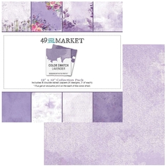 49 and Market - Coleção Color Swatch Lavender - Kit 8 Papéis dupla face para Scrapbook 30,x30 cm (12x12 polegadas) - comprar online