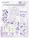 49 and Market - Coleção Color Swatch Lavender - Rub-on Transfer