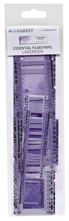 49 and Market - Coleção Color Swatch Lavender - Die cuts filmes acetato