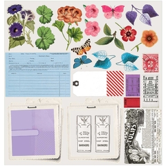49 and Market - Coleção Spectrum Gardenia - Kit 8 Papéis para Scrapbook na internet