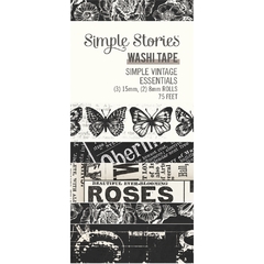 Simple Stories - Coleção Simple Vintage Essentials - Washi tapes