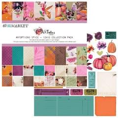 49 and Market - Coleção ARToptions Spice - Kit 8 Papéis para Scrapbook 30x30 cm (12x12 polegadas) - comprar online