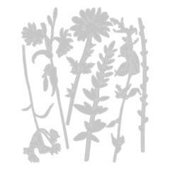 Sizzix - Facas de Corte - Thinlits Die - Vault Wildflowers na internet