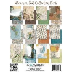 49 and Market - Coleção Wherever - Kit 24 Papéis para Scrapbook 15x20 cm (6x8 polegadas) - comprar online