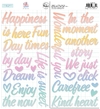 Pinkfresh Studio - Coleção The Simple Things - Adesivos puffy títulos