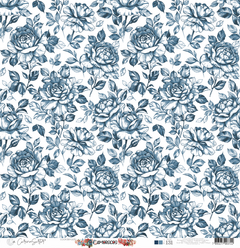 Carina Sartor Design - Coleção Amorecos - Papel Básico Blues BASE131 - comprar online