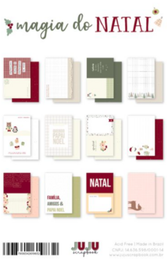 Juju Scrapbook - Coleção Magia do Natal - Bloco de Cards para Scrapbook - comprar online