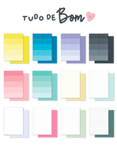 Juju Scrapbook - Coleção Tudo de Bom - Bloco de Papéis para Scrapbook A5 - comprar online