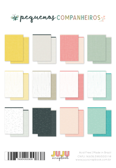 Juju Scrapbook - Coleção Pequenos Companheiros - Bloco de Papéis para Scrapbook A5 - comprar online