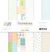 Juju Scrapbook - Coleção Toda Básica - Kit Coordenado 12 Papéis para Scrapbook 30x30cm