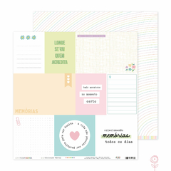 Juju Scrapbook - Coleção Toda Básica - Kit Coordenado 12 Papéis para Scrapbook 30x30cm - comprar online