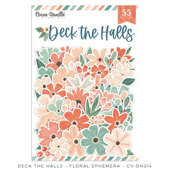 Cocoa Vanilla - Coleção Deck the Halls - Die cuts florais