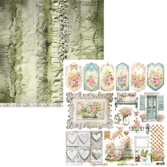 Carina Sartor Design - Coleção Garden - Bloco de papéis 30,5x30,5cm para Scrapbook 18 folhas - loja online
