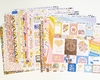 Jen Hadfield Design - Coleção Flower Child - Kit 24 Papéis dupla face para Scrapbook