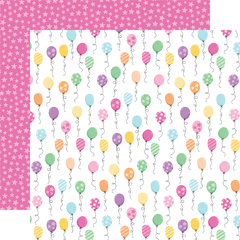 Echo Park Paper - Coleção Make A Wish Birthday Girl - Kit 12 Papéis para Scrapbook + Adesivos - loja online