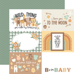 Echo Park - Coleção Our Baby - Kit 12 Papéis para Scrapbook + Adesivos - loja online