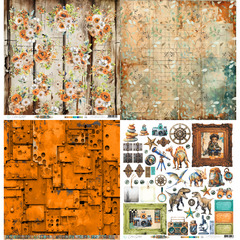 Carina Sartor Design - Coleção Play - Bloco de papéis 30,5x30,5cm 18 folhas - comprar online
