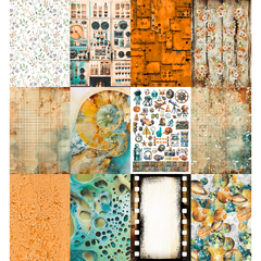 Carina Sartor Design - Coleção Play - Bloco de papéis 21x30,5cm 20 folhas - Scrapbook Life - Materiais para Scrapbook