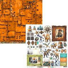 Carina Sartor Design - Coleção Play - Bloco de papéis 30,5x30,5cm 18 folhas - loja online