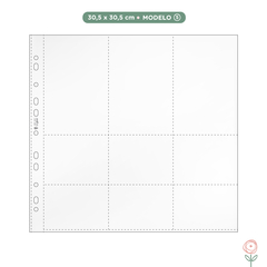 Juju Scrapbook - Plásticos para Álbum 30,5 x 30,5cm - Modelo 5 - comprar online