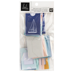 Heidi Swapp Design - Coleção Set Sail - Mini Envelopes e Pockets na internet
