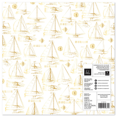 Heidi Swapp Design - Coleção Set Sail - Papel especial para Scrapbook - Acetato