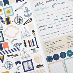 Heidi Swapp Design - Coleção Set Sail - Adesivos - Scrapbook Life - Materiais para Scrapbook