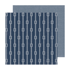 Heidi Swapp Design - Coleção Set Sail - Papel para Scrapbook - Rope Knots 34021068