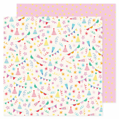 Pebbles - Coleção All The Cake - Papel para Scrapbook - Party Decor 34022056