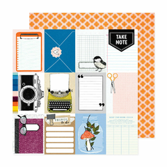 Vicky Boutin Design - Coleção Discover + Create - Kit 24 Papéis para Scrapbook