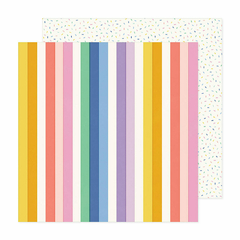Bea Valint Design - Coleção Poppy and Pear - Papel para Scrapbook - Technicolor 34022176