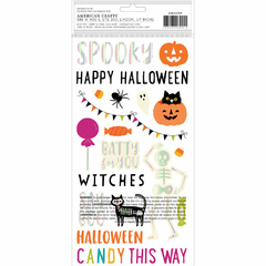 American Crafts - Coleção Happy Halloween - Thickers adesivos - comprar online