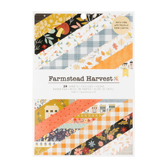 American Crafts - Coleção Farmstead Harvest - Bloco de Papéis 15,2x20,3cm