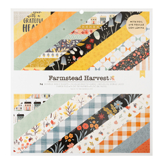 American Crafts - Coleção Farmstead Harvest - Bloco de Papéis 30,5x30,5cm