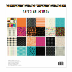 American Crafts - Coleção Happy Halloween - Bloco de Papéis para scrapbook tamanho 30,5x30,5cm - comprar online