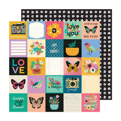 American Crafts - Coleção April and Ivy - Kit 12 Papéis para Scrapbook - comprar online