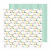 Bea Valint Design - Coleção Poppy and Pear - Papel para Scrapbook - Color Burst 34025787
