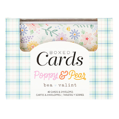 Bea Valint Design - Coleção Poppy & Pear - Boxed Cards