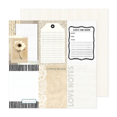 American Crafts - Coleção A Perfect Match - Kit 12 Papéis para Scrapbook - comprar online
